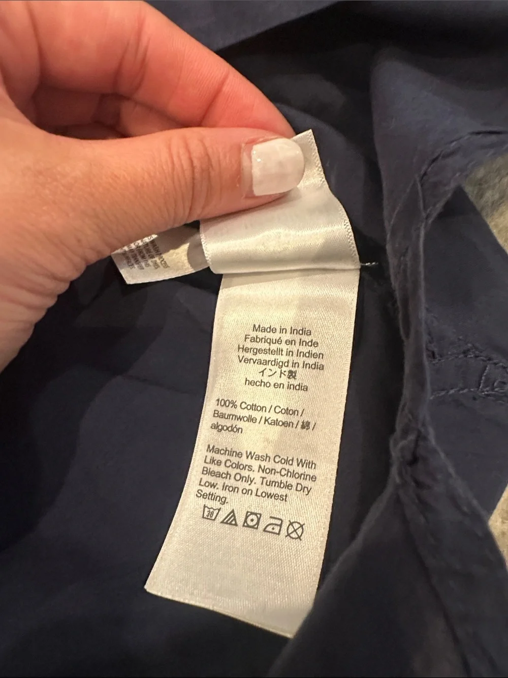 J.Crew Classic-fit Lightweight Cotton Poplin Ruffle Sleeve Shirt in navy